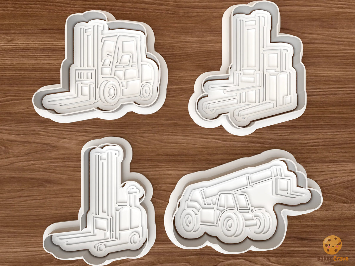 Forklift Cookie Cutter Set - 01 set main