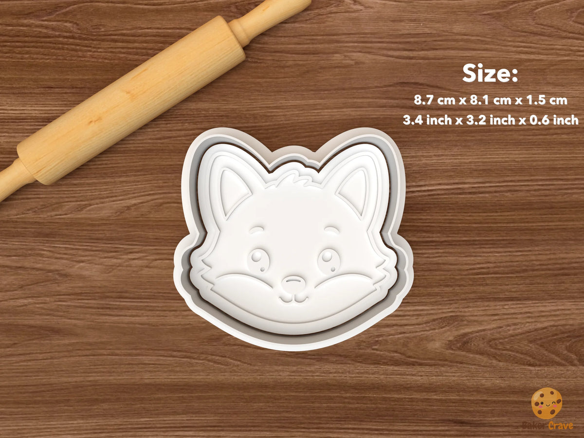 Fox Cookie Cutter Set - single fox face