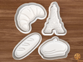 France Culture Cookie Cutter Set STL File - france1fix