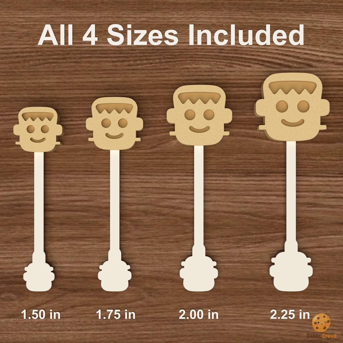 Frankenstein Cake Pop Mold STL File