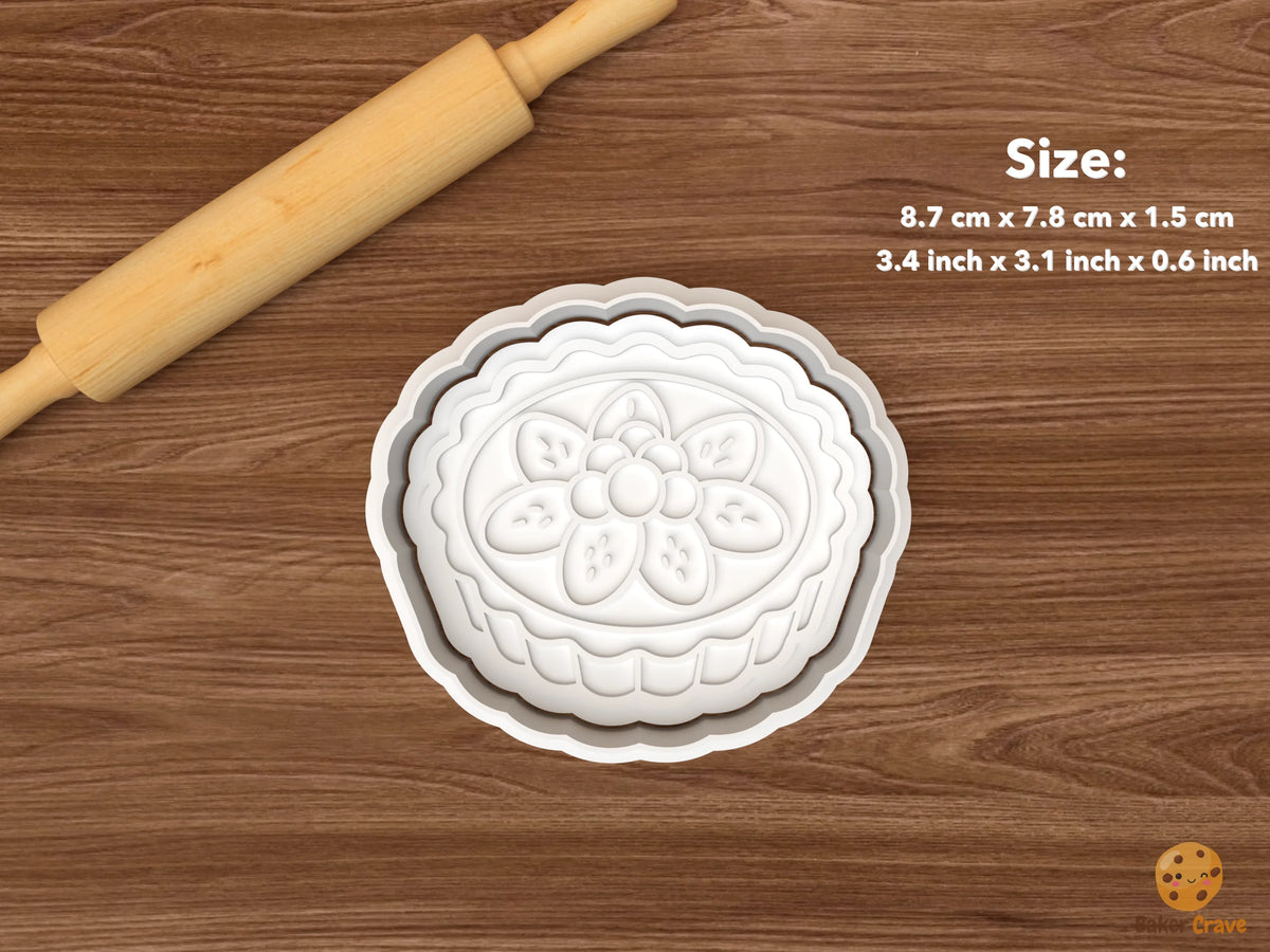 French Pastry Cookie Cutter Set - single fruit tart
