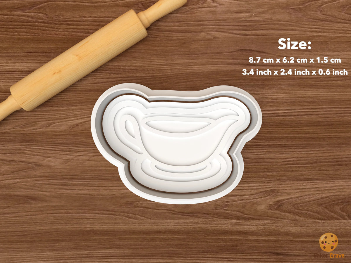 Friendsgiving Dinner Cookie Cutter Set STL File