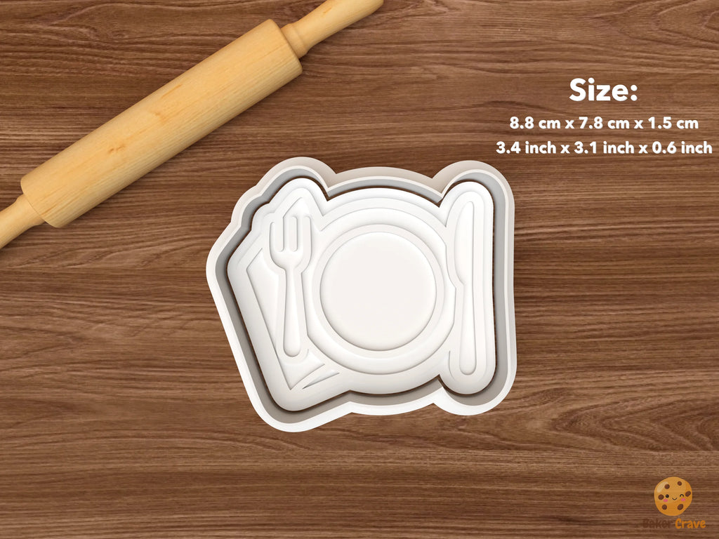 Friendsgiving Dinner Cookie Cutter Set STL File