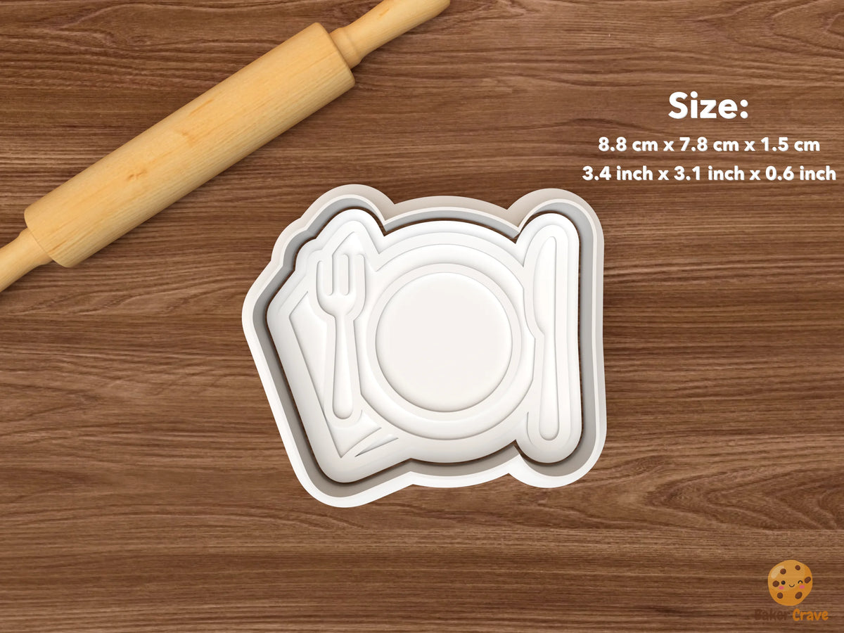 Friendsgiving Dinner Cookie Cutter Set STL File