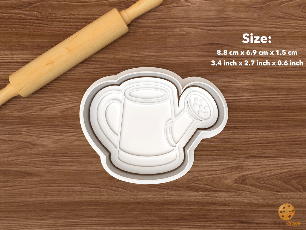 Gardening Tools Cookie Cutter Set STL File - single watering can