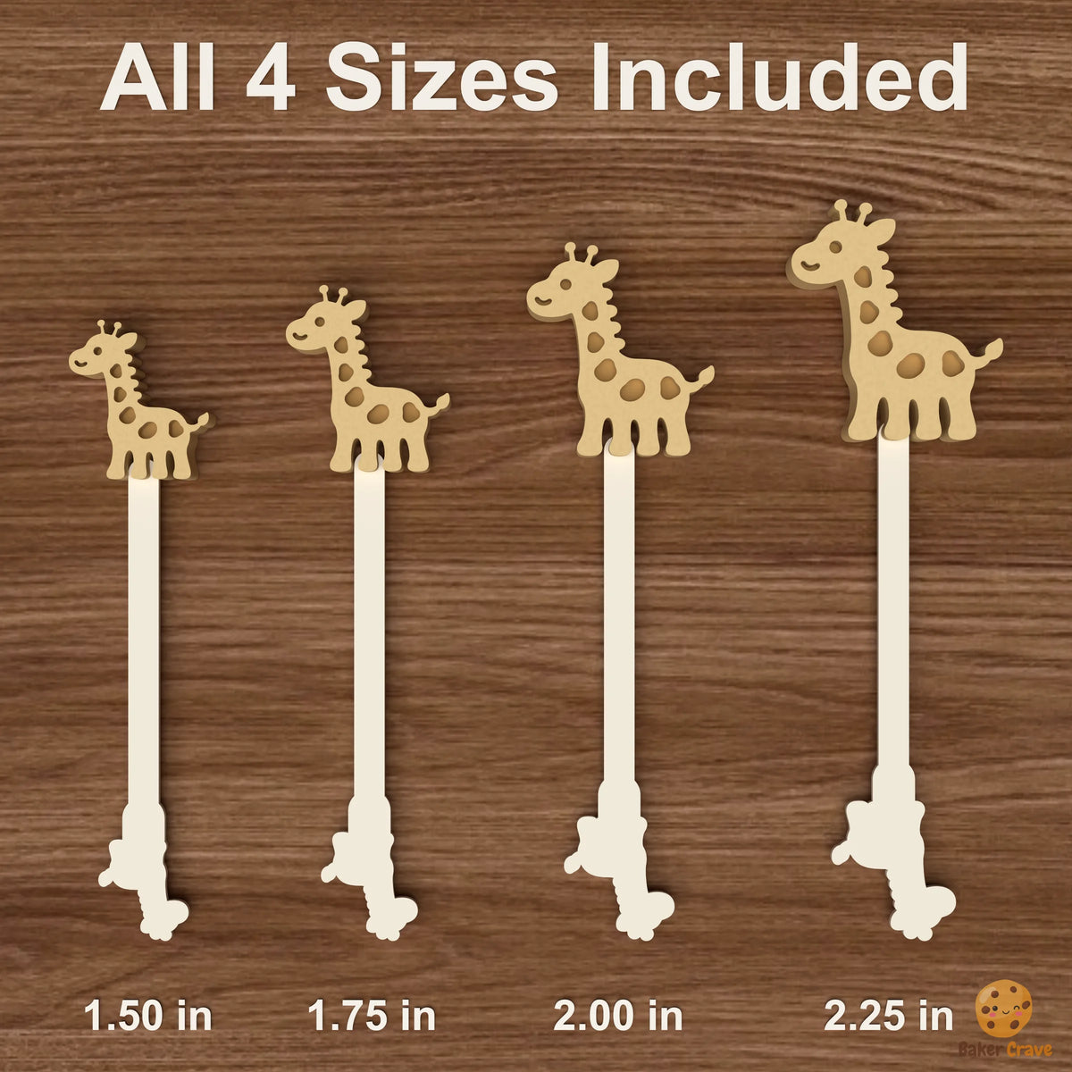 Giraffe Cake Pop Mold STL File