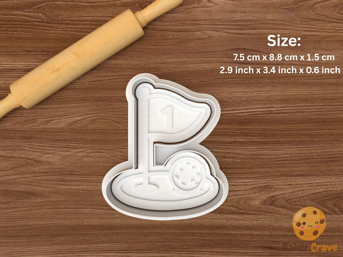 Golf Cookie Cutter Set STL File - golf2