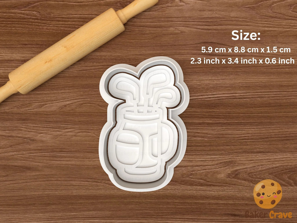 Golf Cookie Cutter Set STL File - golf3