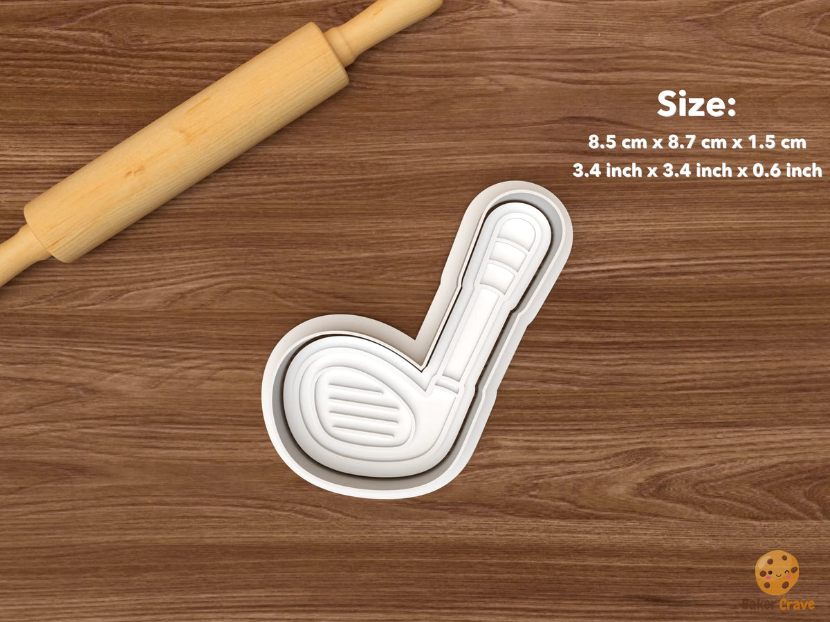 Golf First Birthday Cookie Cutter Set - single golf club