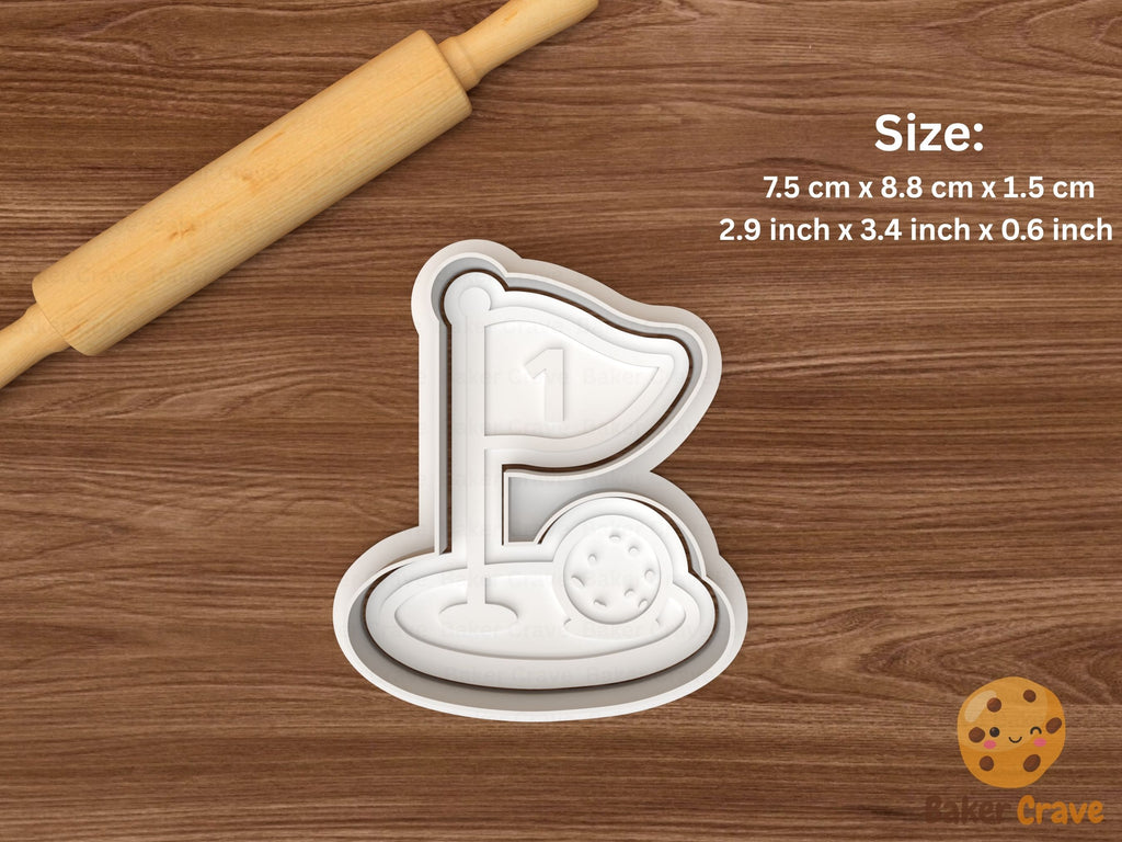 Golf Cookie Cutter Set STL File - golf2