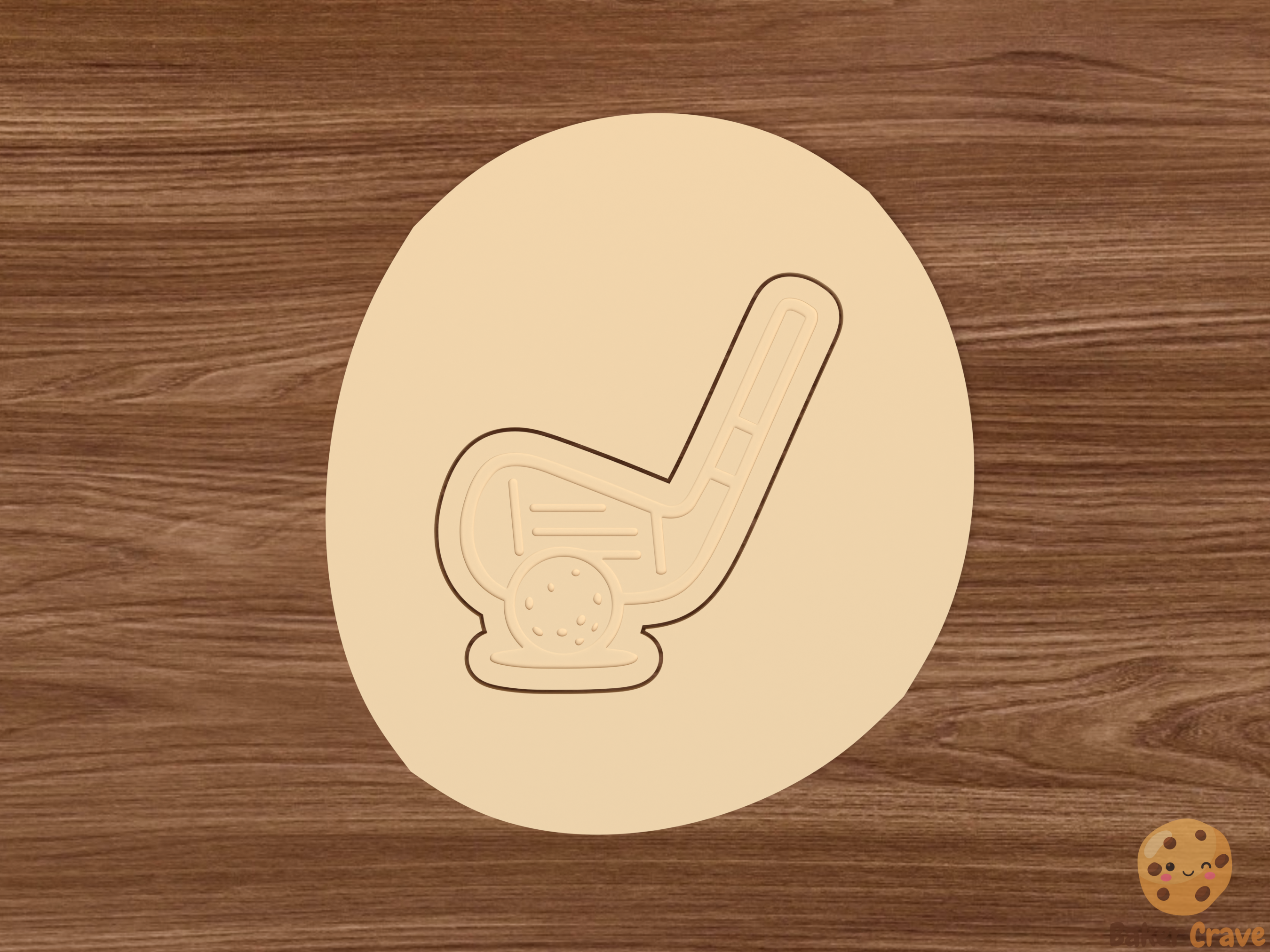 Golf Cookie Cutter Set STL File - golf3e