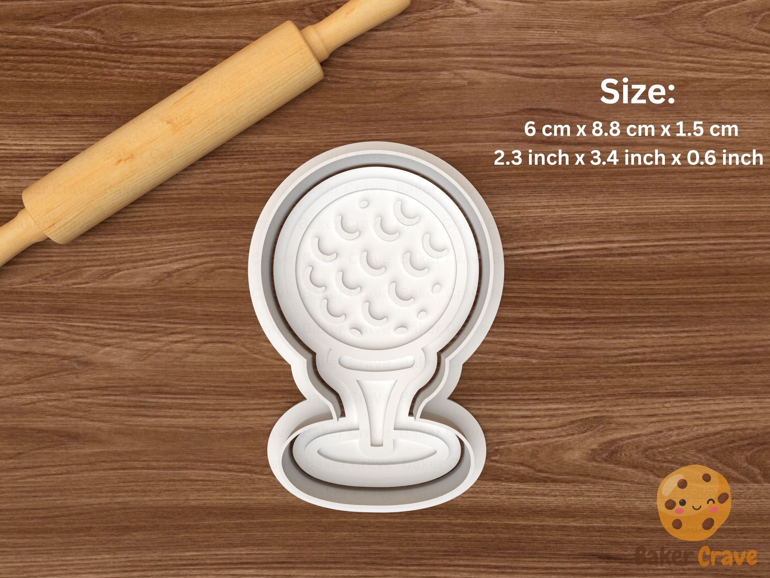 Golf Cookie Cutter Set STL File - golf5