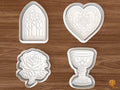 Gothic Romance Cookie Cutter Set STL File - 01 set main