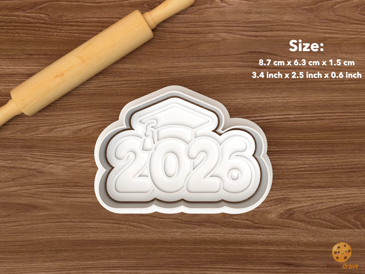 Grad Cap Cookie Cutter STL File
