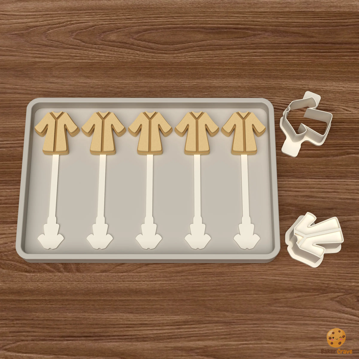 Graduation Gown Cake Pop Mold STL File