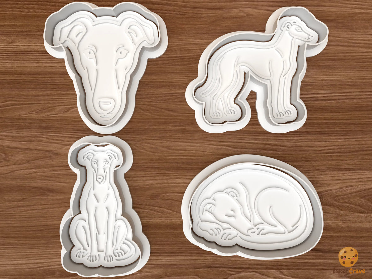 Greyhound Cookie Cutter Set