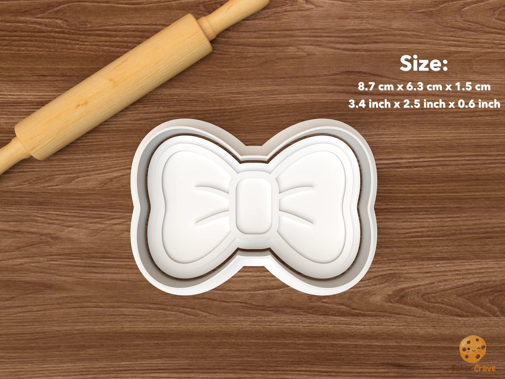 Grooming Salon Cookie Cutter Set STL File - single bow tie