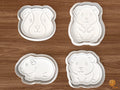Guinea Pig Cookie Cutter Set STL File - 01 set main