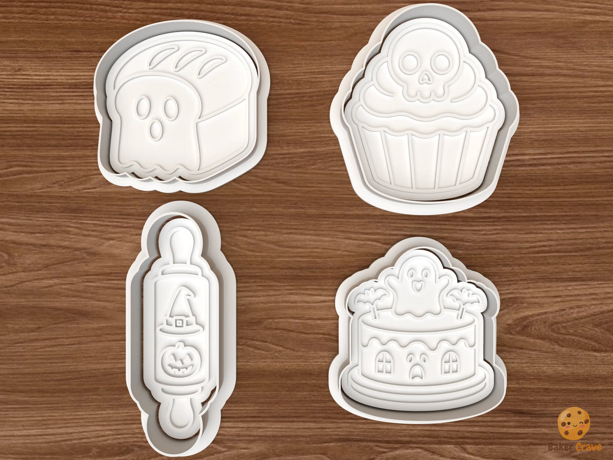Halloween Bakery Cookie Cutter Set - 01 set main