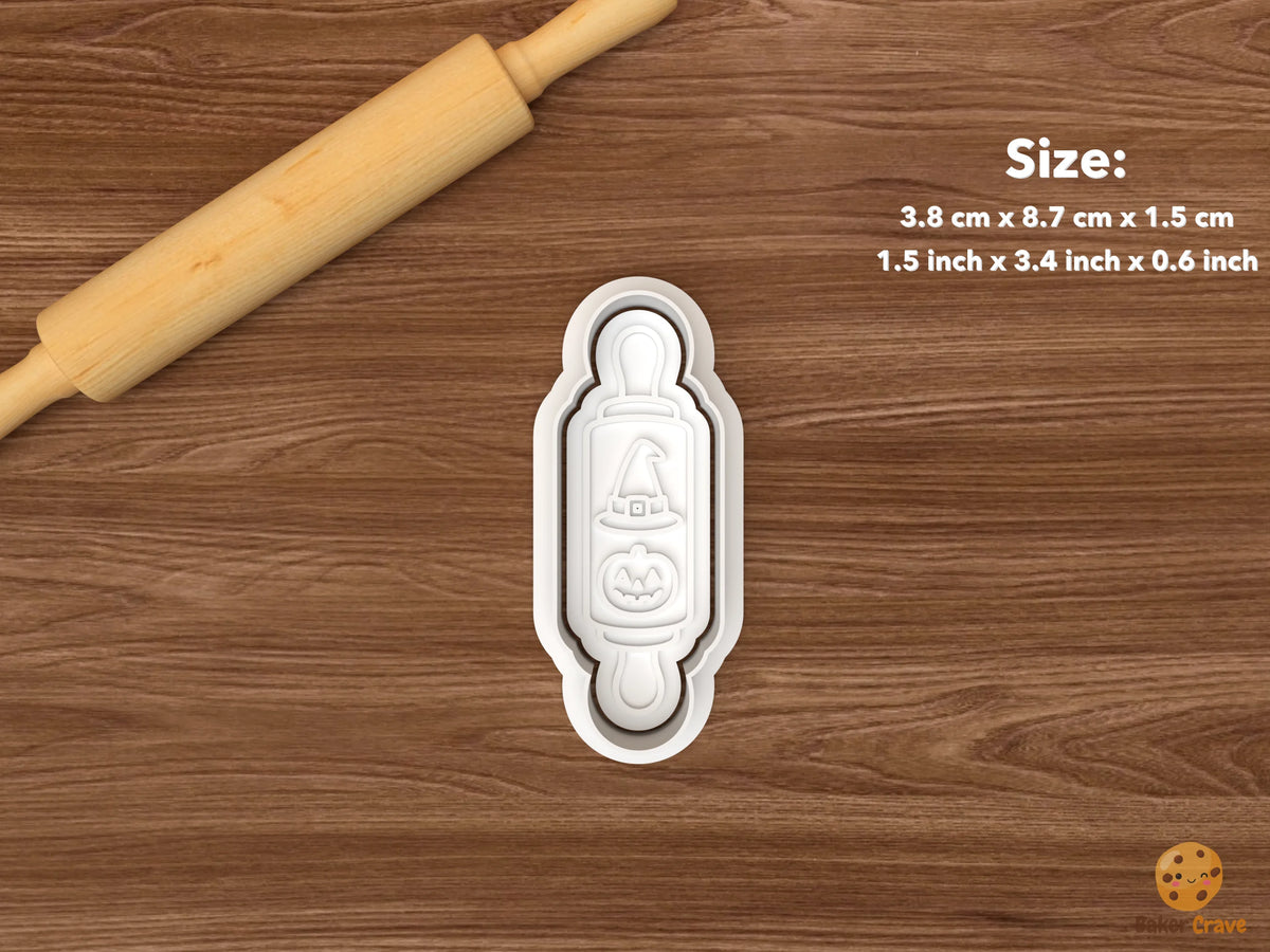Halloween Bakery Cookie Cutter Set - single halloween rolling pin