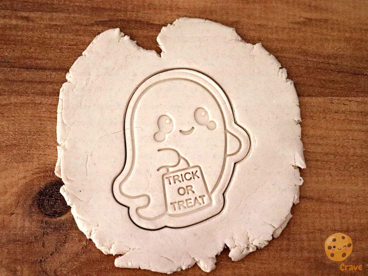 Halloween Kawaii Ghost Cookie Cutter Set STL File - ghost3 kopyası