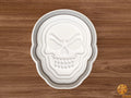 Halloween skull face Cookie Cutter STL File - skullf1