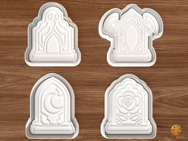 Halloween Tombstone Cookie Cutter Set