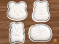 Hamster Cookie Cutter Set STL File - 01 set main