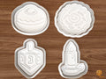 Hanukkah Treats Cookie Cutter Set STL File - 01 set main