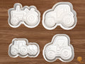 Harvest Tractor Cookie Cutter Set STL File