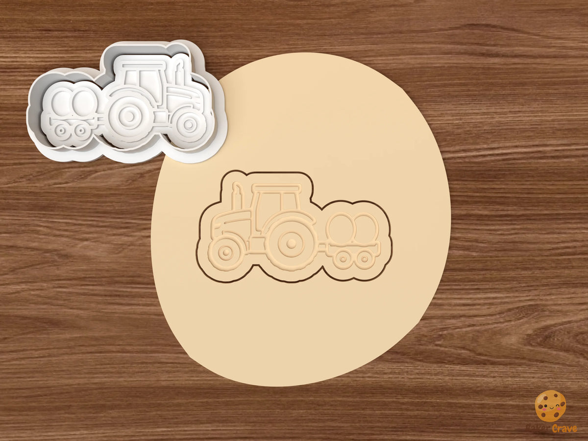 Harvest Tractor Cookie Cutter Set STL File