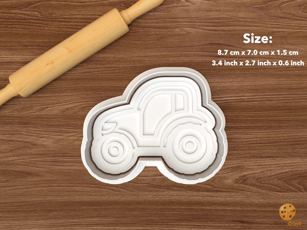 Harvest Tractor Cookie Cutter Set STL File