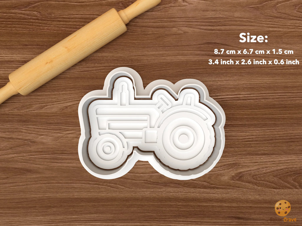Harvest Tractor Cookie Cutter Set STL File