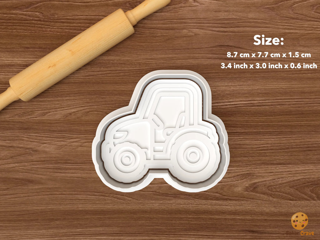 Harvest Tractor Cookie Cutter Set STL File