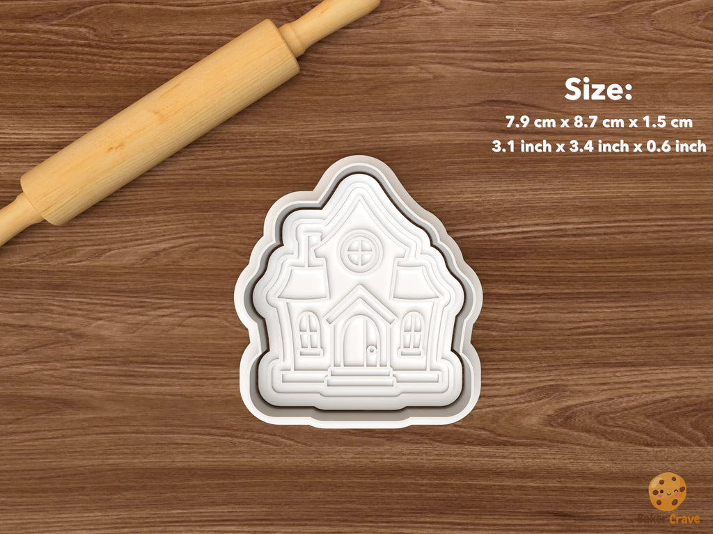 Haunted House Halloween Cookie Cutter Set STL File