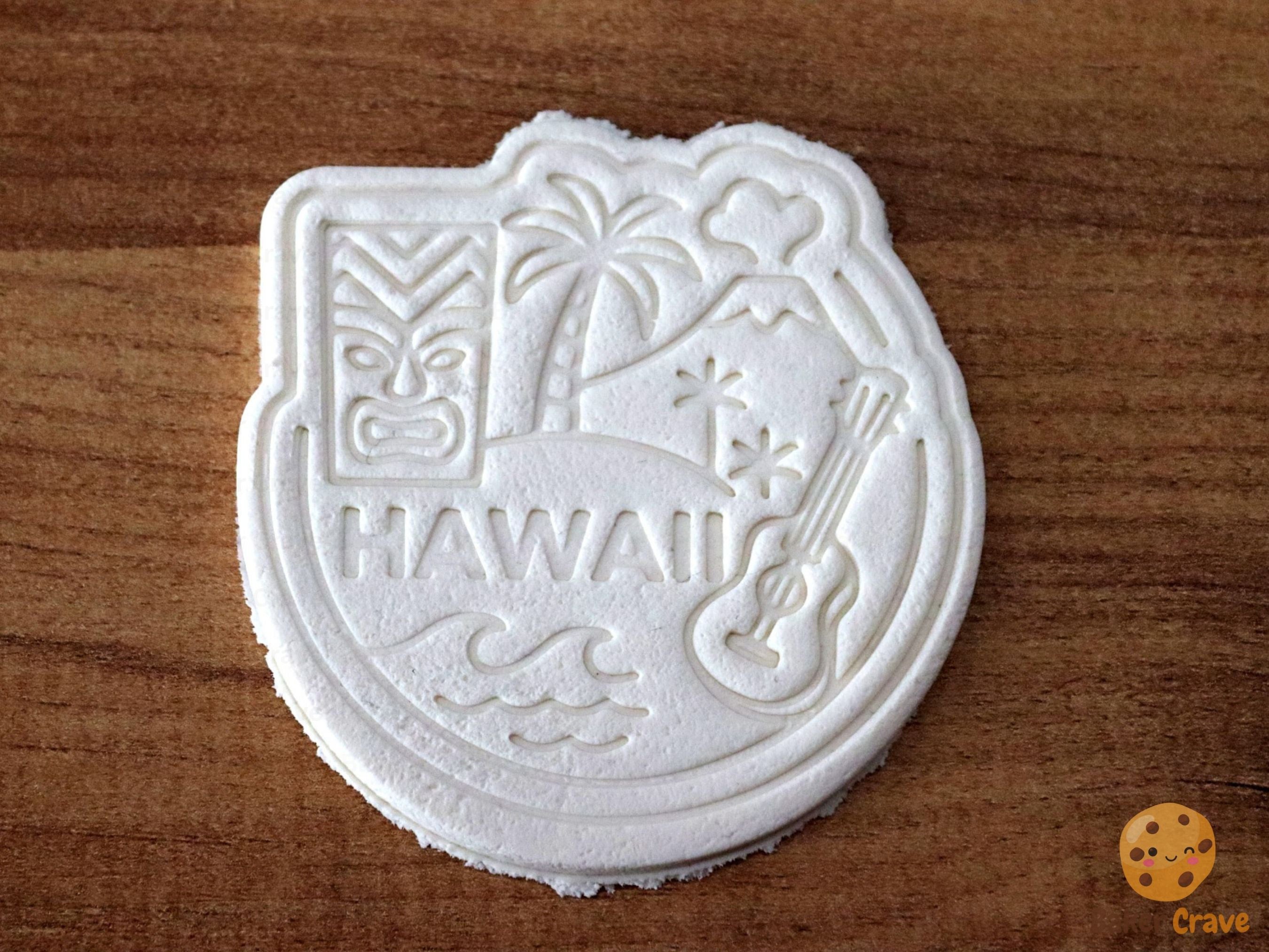 Hawaii Scene Cookie Cutter STL File - hawaiih2
