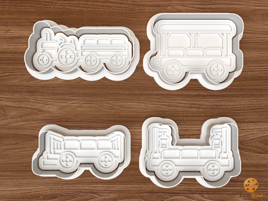 Hayride Cookie Cutter Set STL File