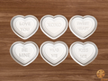Conversation Hearts Cookie Cutter Set STL File - heart1