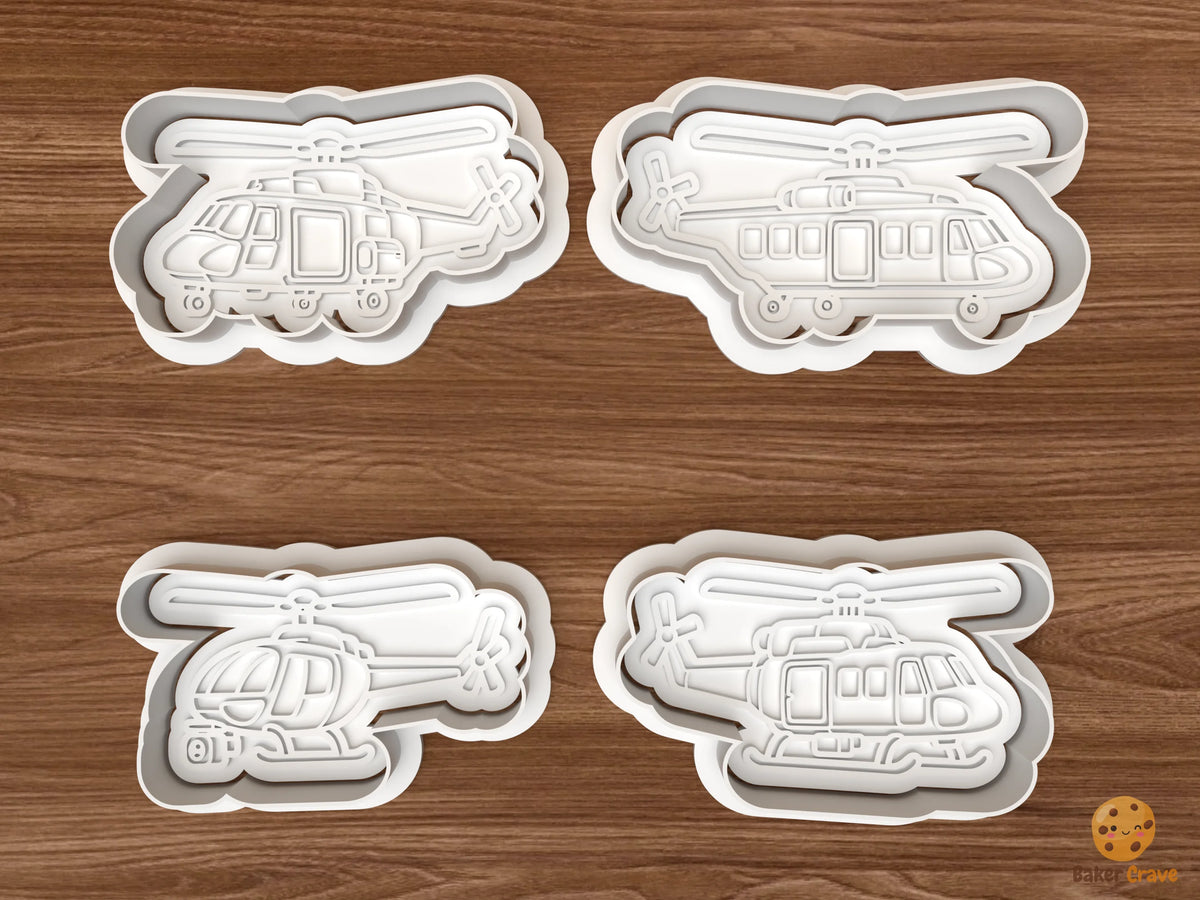 Helicopter Cookie Cutter Set - 01 set main