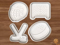 Hockey Cookie Cutter Set STL File - hockey1fix