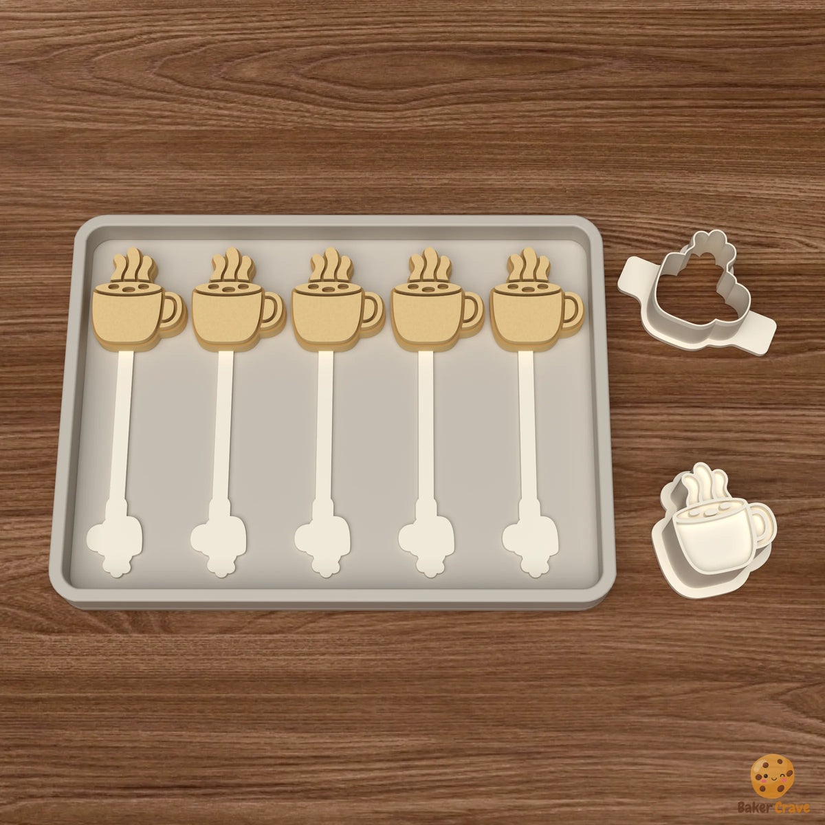 Hot Cocoa Mug Cake Pop Mold STL File