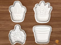Houseplant Cookie Cutter Set STL File - 01 set main