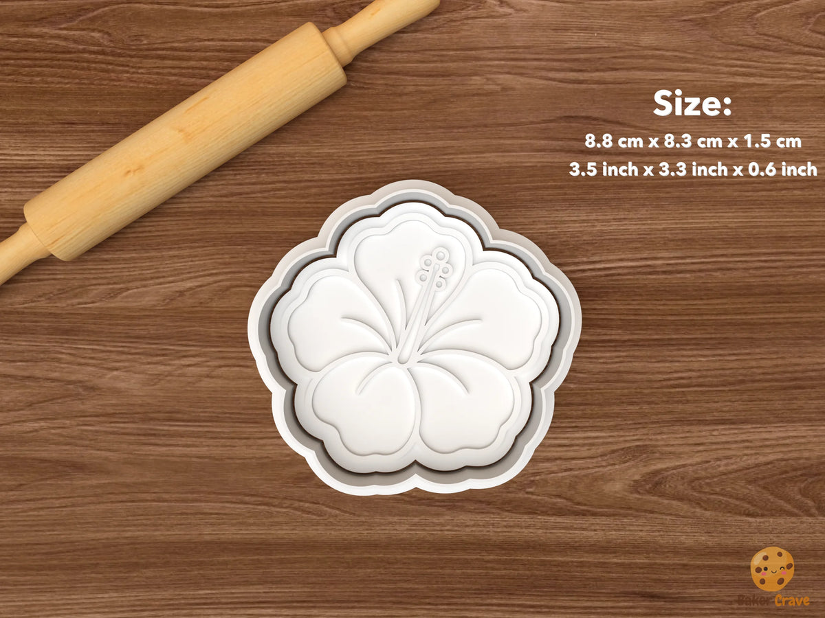 Hummingbird Flower Cookie Cutter Set STL File
