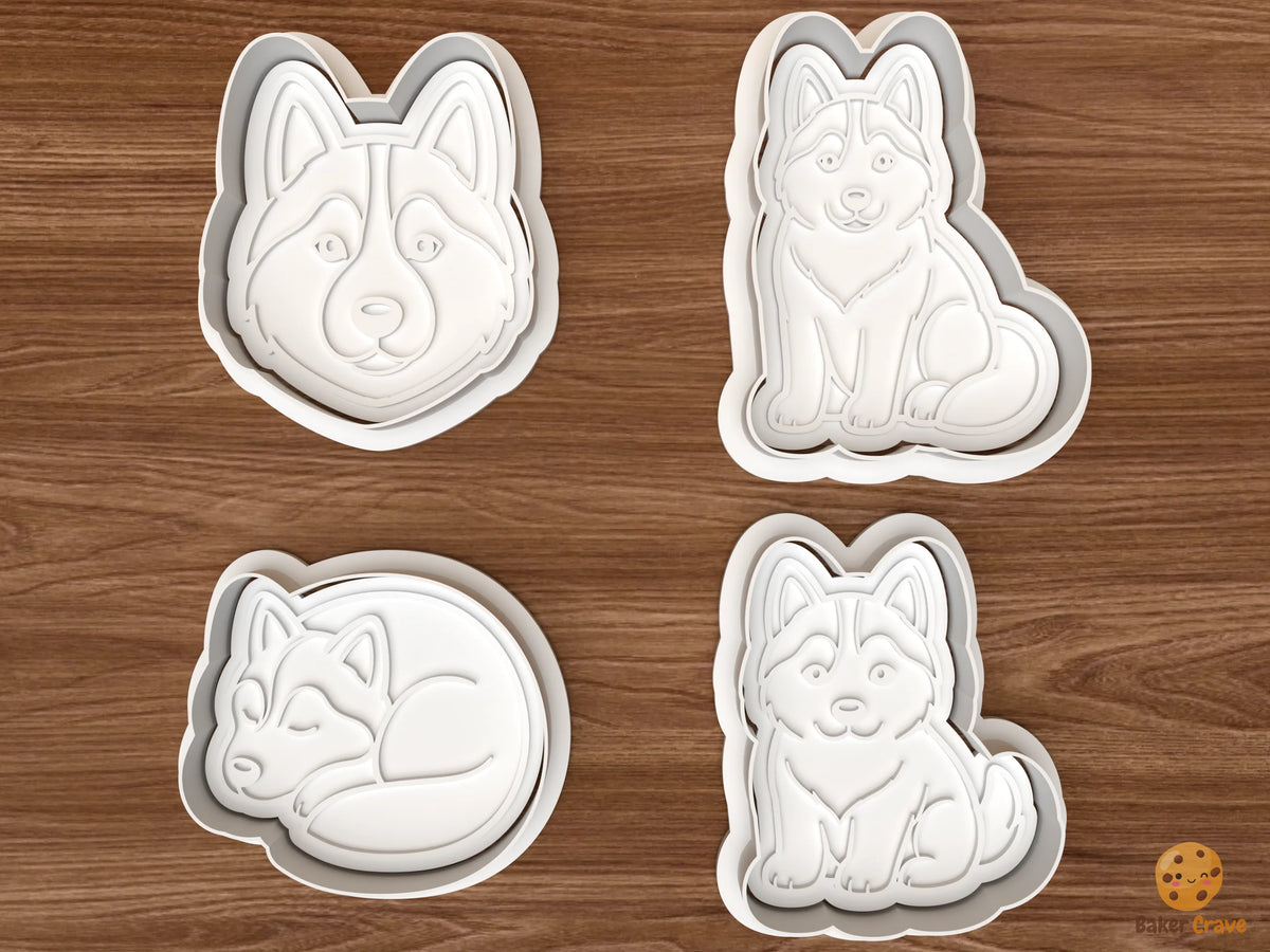 Husky Dog Cookie Cutter Set - 01 set main