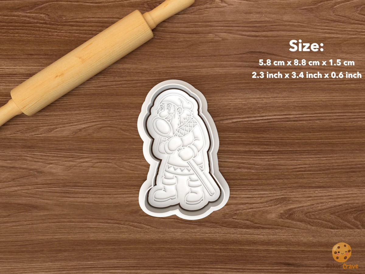 Icelandic Yule Lads Cookie Cutter Set STL File - single spoon licker yule lad
