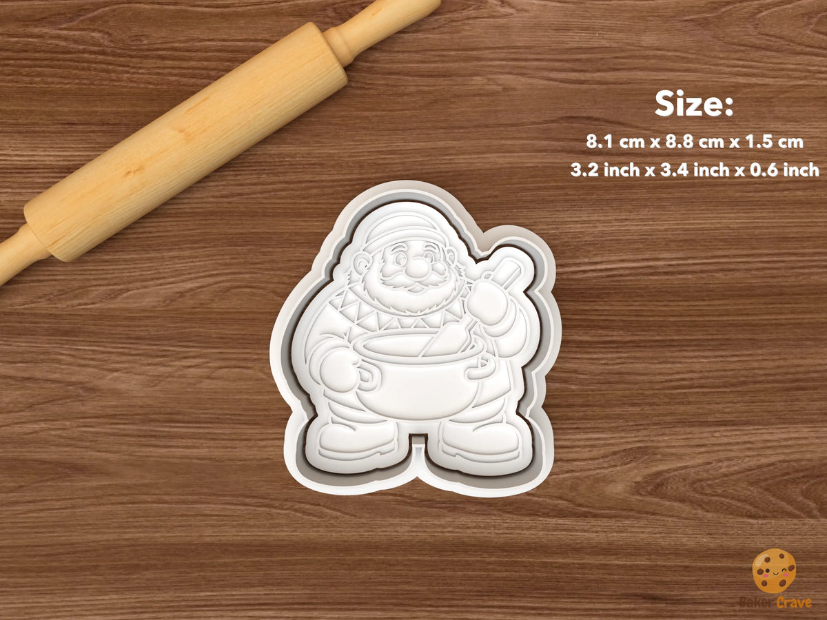 Icelandic Yule Lads Cookie Cutter Set STL File - single pot scraper yule lad