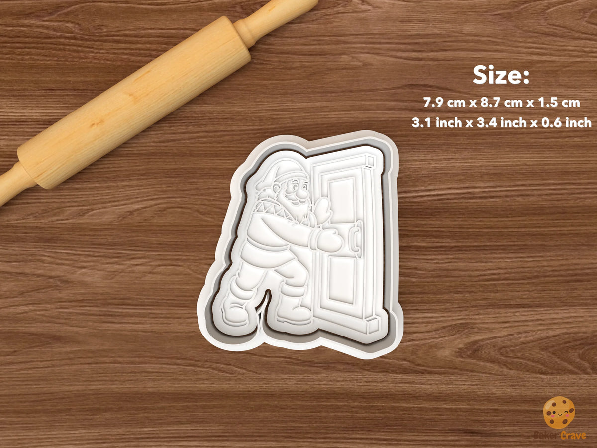 Icelandic Yule Lads Cookie Cutter Set STL File - single door slammer yule lad