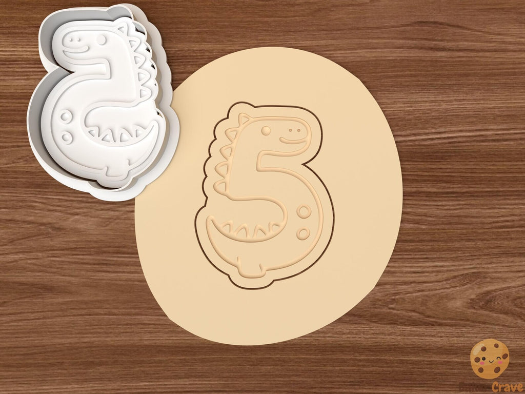 Dinosaur Numbers set Cookie Cutter Set STL File - il 1588xN.7784057751 2l0c