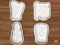 Irish Pub Cookie Cutter Set STL File - 01 set main