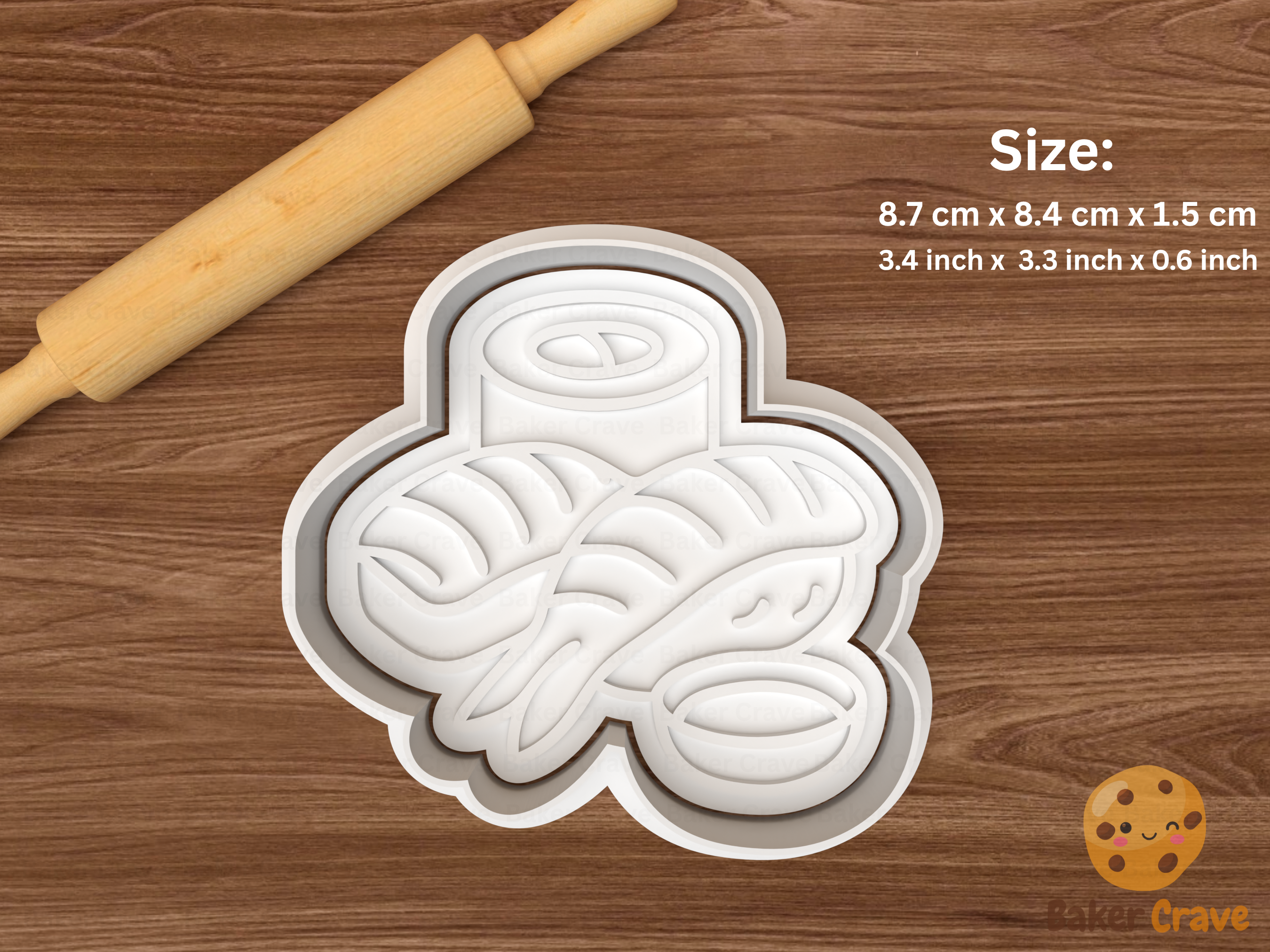 Japan Culture Cookie Cutter Set STL File - japan5fix